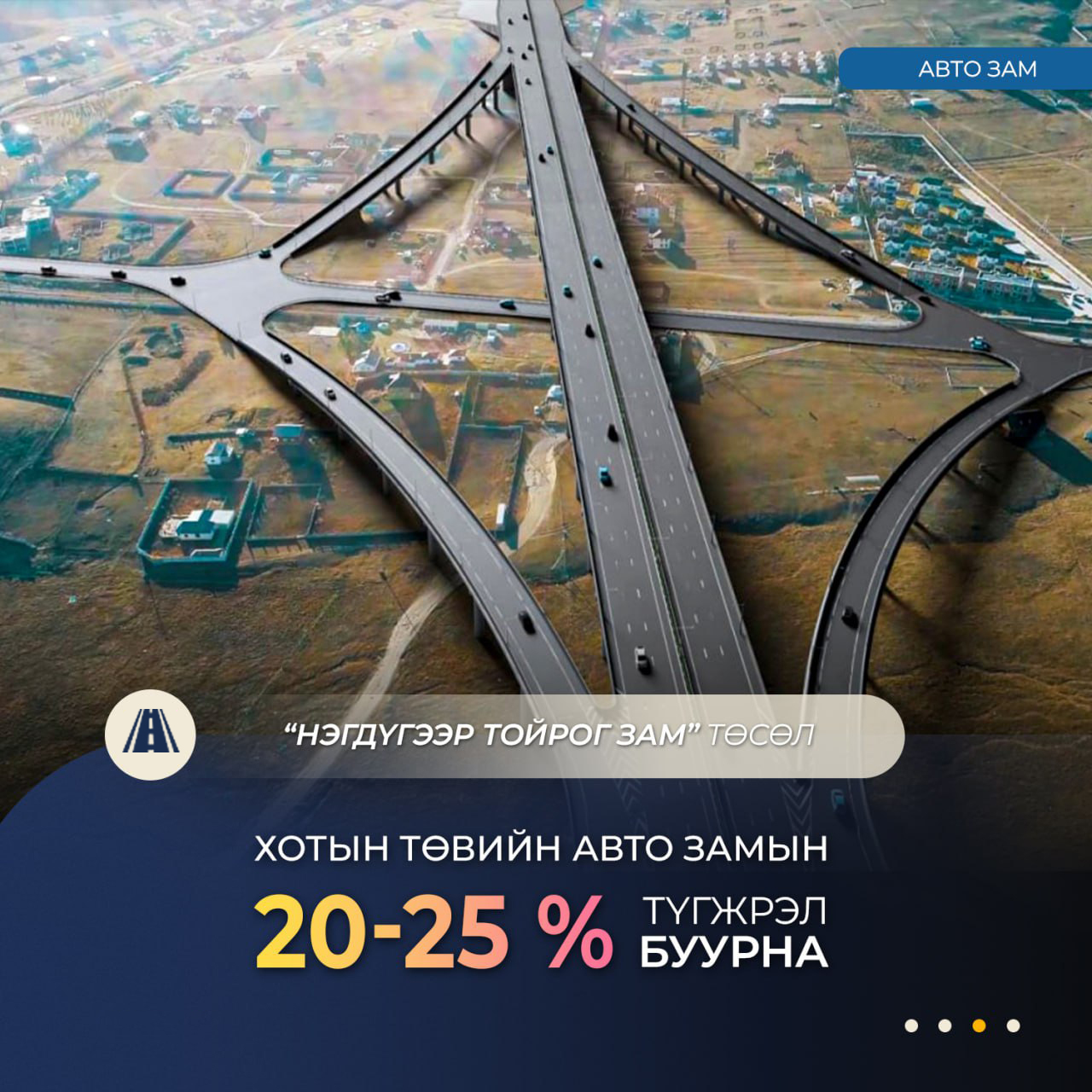 “Нэгдүгээр тойрог зам” ашиглалтад орсноор хотын төвийн авто замын түгжрэл 20-25 хувиар буурна