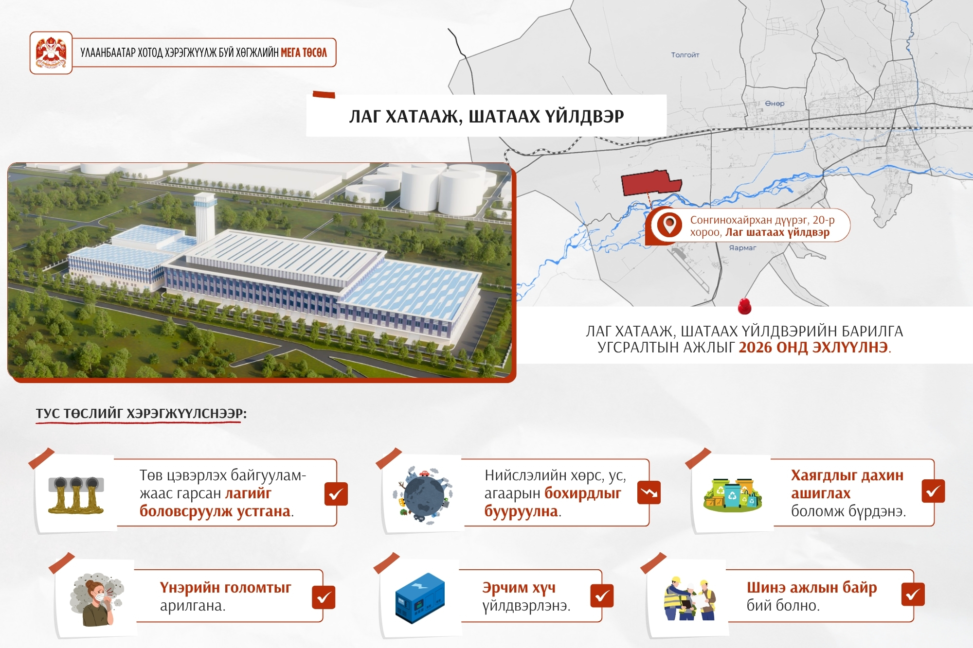 Лаг хатааж, шатаах үйлдвэрийг төр, хувийн хэвшлийн түншлэлээр барина